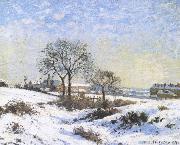 Camille Pissarro Connaught Kivu area on Snow china oil painting artist